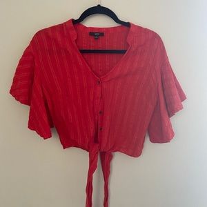 Boutique Cropped Blouse